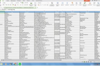 collect details of salons, spa, facial clinics