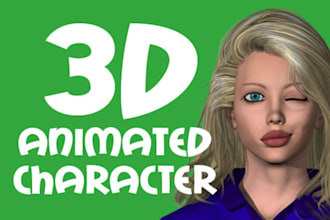 create an animated 3D character video