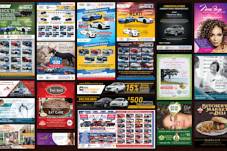 design magazine or newspaper ad