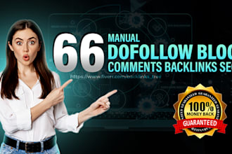 do manual high quality SEO backlinks dofollow blog comments