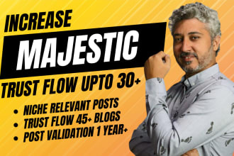 give your website a permanent majestic trust flow boost