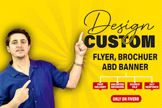 design a professional event or business flyer for you