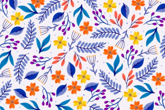 textile design seamless pattern, vector pattern for textile prints