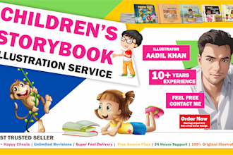 draw awesome illustrations for children storybooks
