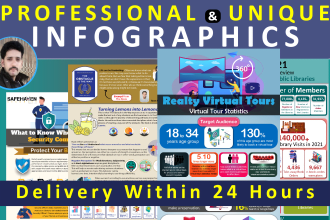 create a unique infographic to visually present your data