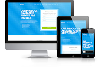 create landing page in 24 hours
