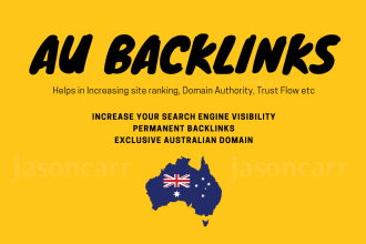 create 15 australian domain authority links