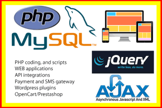 develop web application or PHP script