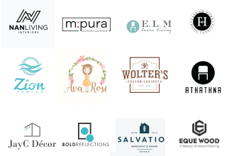 design professional cleaning ,furniture,home furnishing logo