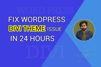 fix wordpress divi theme website issues errors bugs