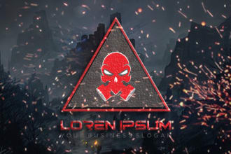 create an amazing 3d, gaming, tactical, militery logo design