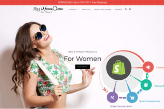 create automated shopify dropship or affiliate store