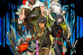 create comic book and custom illustration