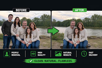 remove people, objects or background on any image