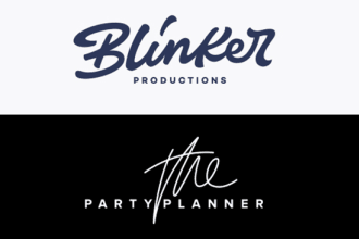 design a clean and custom hand drawn typography logo