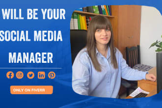 be your professional  social media manager