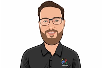 draw cartoon caricature headshot avatar from photo