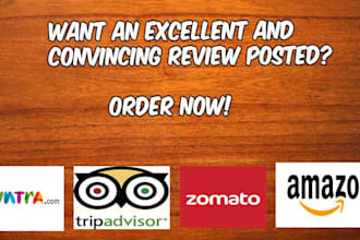 write an excellent online review and post it