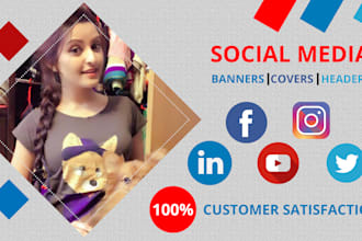 design social media post and banners