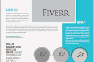 design animation in After Effects from your brochure