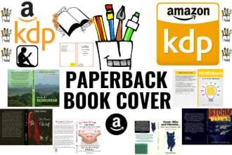 design an amazon KDP paperback book cover