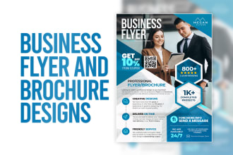do business oriented professional flyer and brochure designs