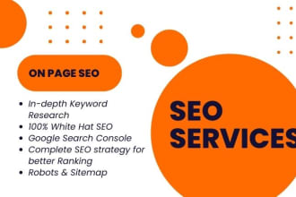 on page SEO services, boost online visibility, expert website optimization