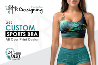 design sports bra and gym wear mockups for your brand