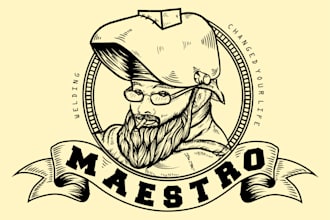 create hand drawn logo design