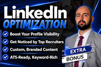 write an optimized linkedin profile to attract recruiters