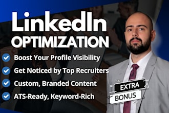 write an optimized linkedin profile to attract recruiters