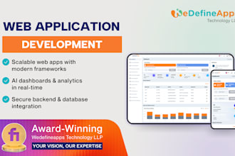develop custom saas, custom web application and software