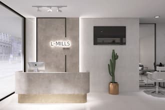 make 3d interior design and rendering of commercial space