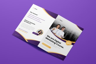 design premium flyer or brochure for your event business or brand