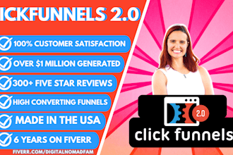 build a clickfunnels 2 0 landing page or sales funnel