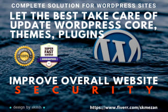 provide wordpress maintenance and support