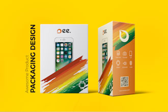 design packaging, gift box and label within 24 hours