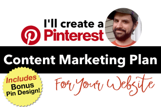 create a pinterest content marketing plan for your website