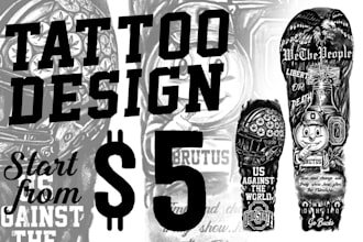 create artistic tattoos art illustration
