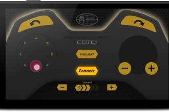 create an android application with bluetooth and firmware esp32, arduino
