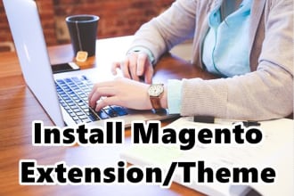 install magento 2 theme and extension