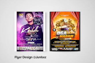 design a creative concert flyer