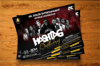 design a creative concert flyer
