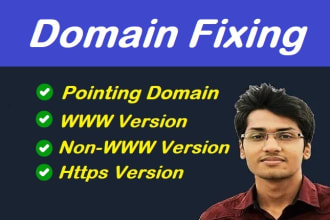 fix domain, without or non www, https, SSL error, not secure