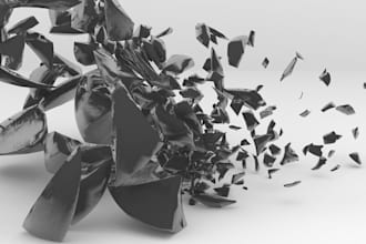 create a amazing rendered 3D background