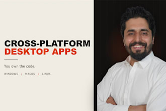 develop an app for windows, macos and linux