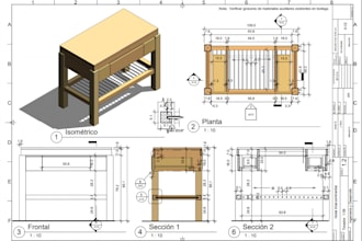 create your furniture plans shop drawing