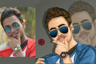 create your photo into cartoon image