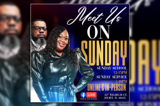 create an amazing event flyer or church flyer design