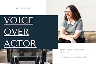 be your voice over actor